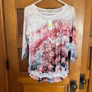 NWT: Boho long sleeved One World shirt sz M